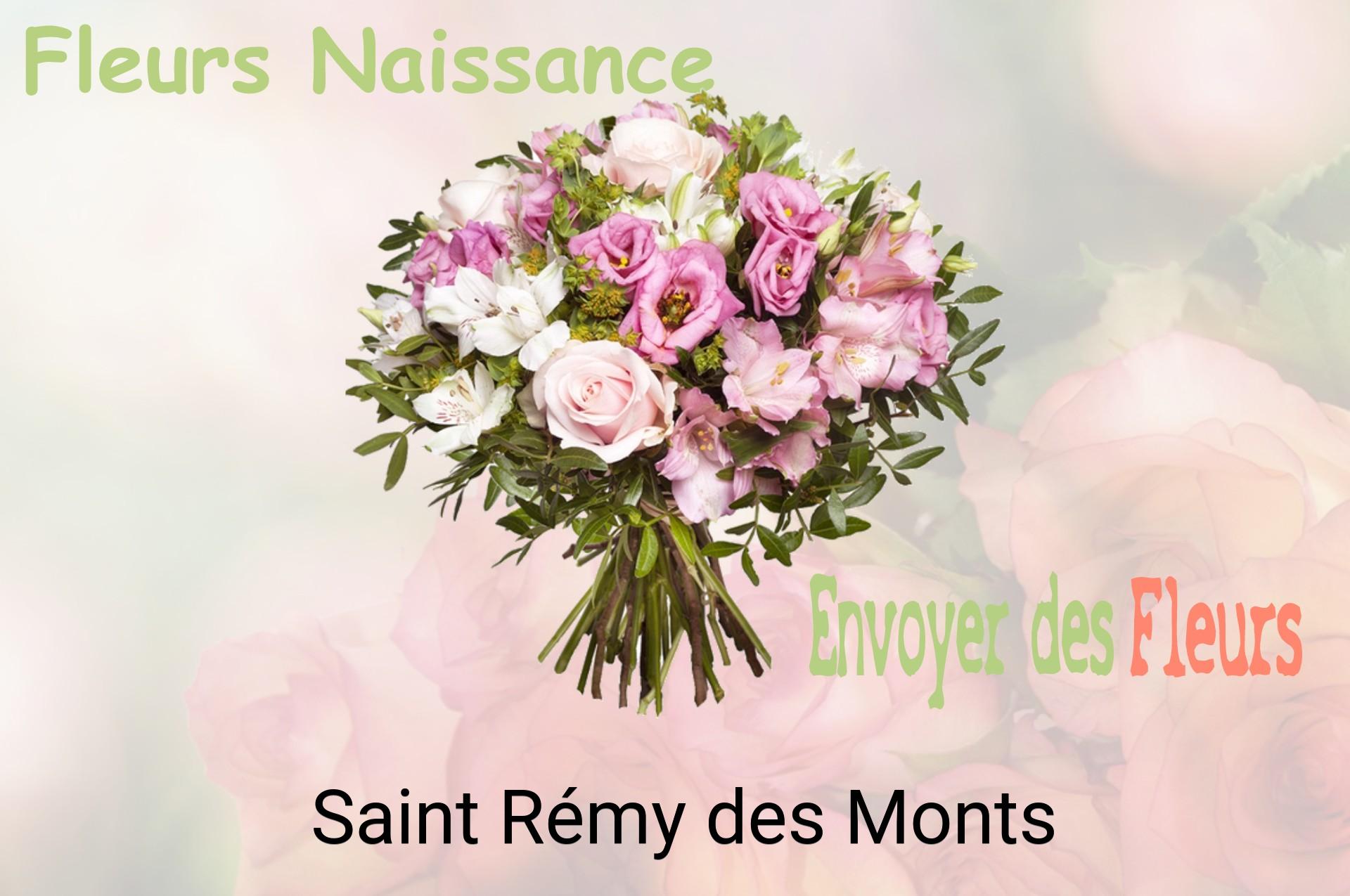 Bouquet de fleurs de naissance livré à Saint-Rémy-des-Monts