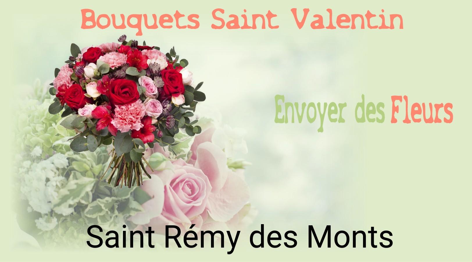 Roses de Saint-Valentin livrées à Saint-Rémy-des-Monts